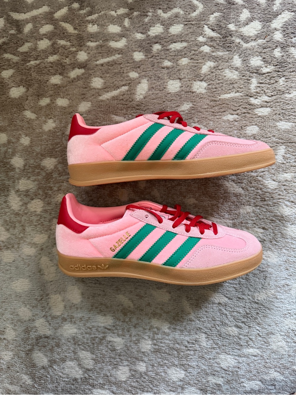 Adidas Gazelle- Rare - Pink Green Red - New in box